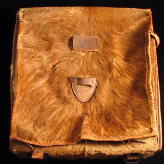 calfskin knapsack of pvt john s greer (86.12.44)